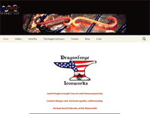 Tablet Screenshot of dragonforgellc.com